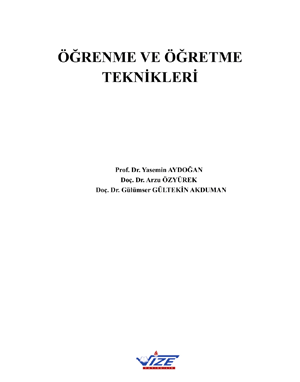 Öğrenme ve Öğretme Teknikleri